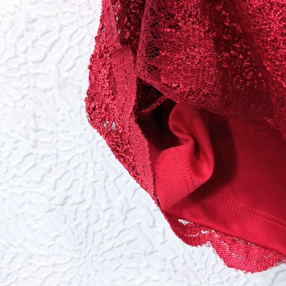 Calvin Klein Lace Sequin Cocktail Dress - Picture 7 of 9